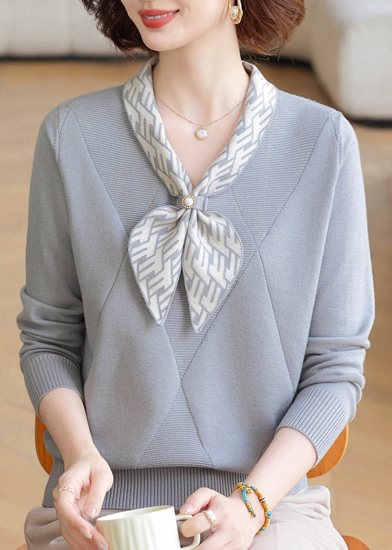A Vintage Style Sweater with Delicate Timeless Details