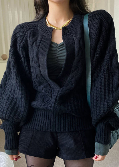 A Vintage Style Sweater with Delicate Timeless Details