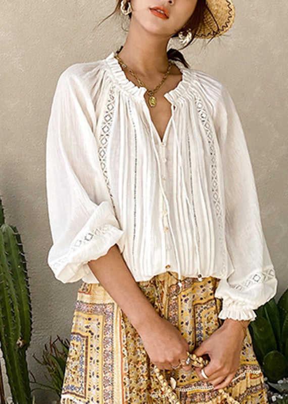A Vintage Style Shirt with Delicate Timeless Details