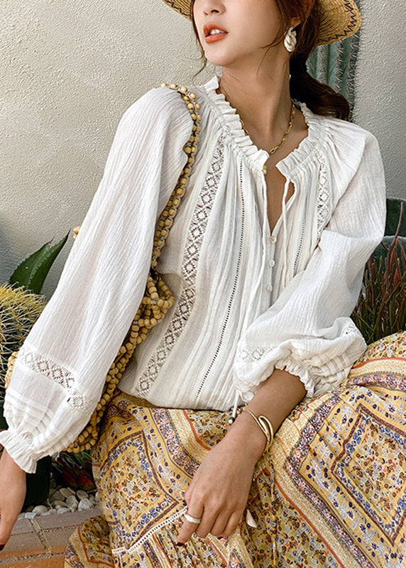A Vintage Style Shirt with Delicate Timeless Details