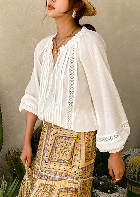 A Vintage Style Shirt with Delicate Timeless Details