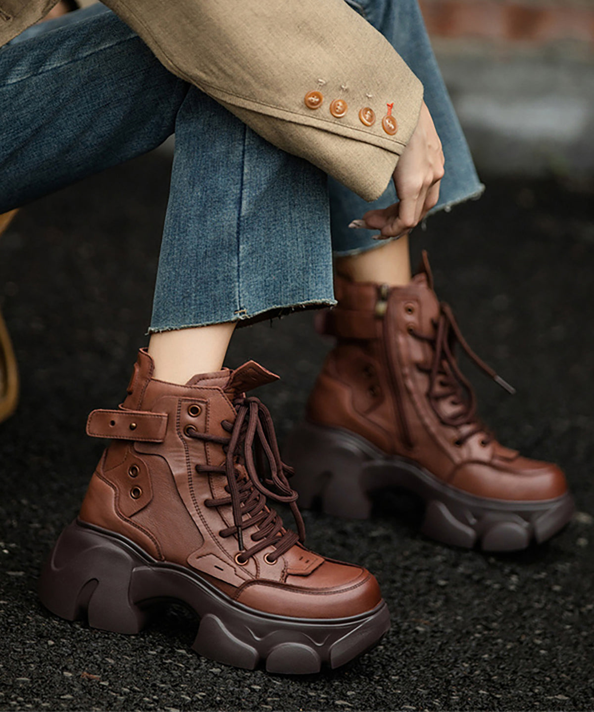 Chic Orthopedic Boots with Unique Design