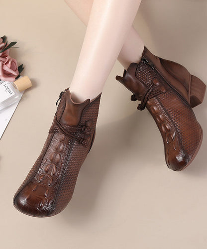 Chic Orthopedic Boots with Unique Design