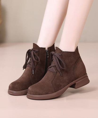 Vintage Inspired Orthopedic Boots