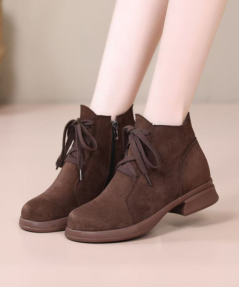 Vintage Inspired Orthopedic Boots