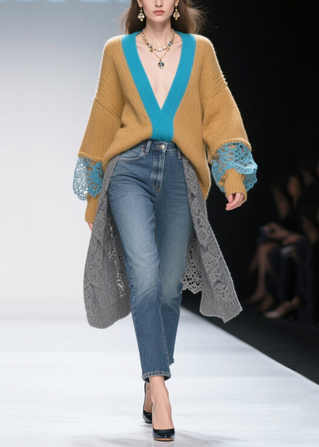 Vintage Inspired Sweater with a Contemporary Edge