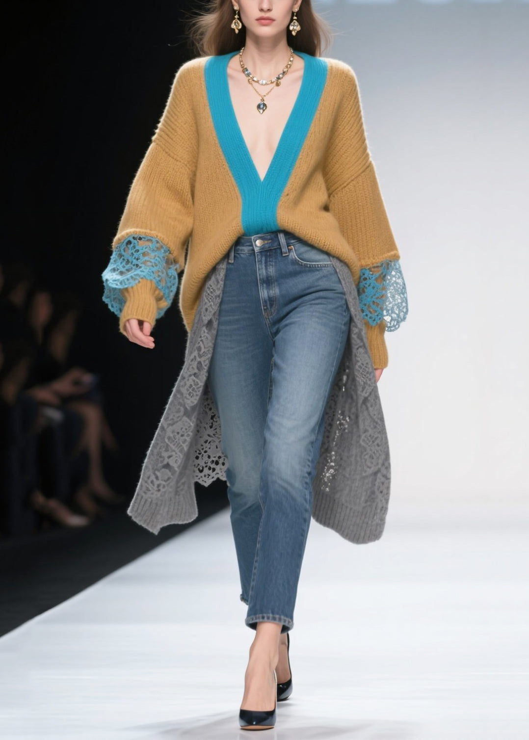 Vintage Inspired Sweater with a Contemporary Edge