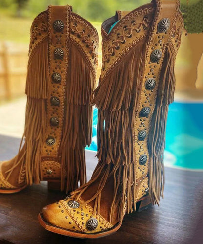 Vintage Inspired Orthopedic Boots
