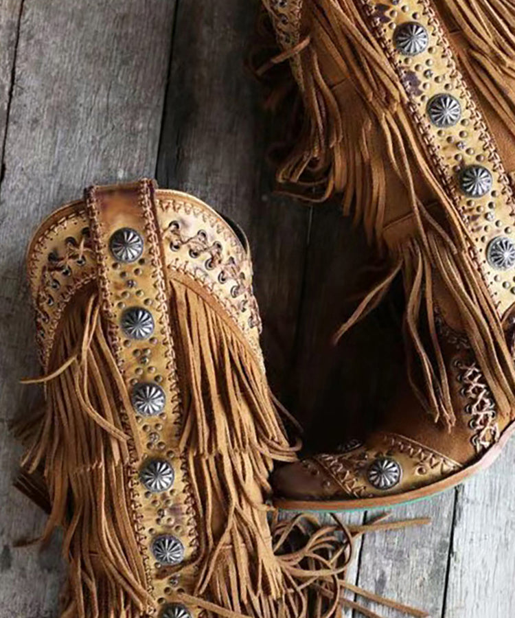 Vintage Inspired Orthopedic Boots