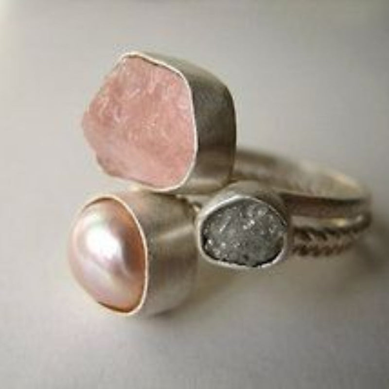 Håndlavet vintage Perle Ring