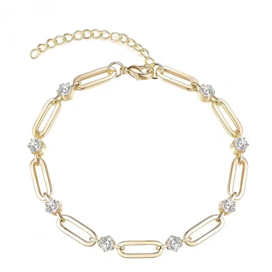 Luxury Clip Chain Gold Bracelet