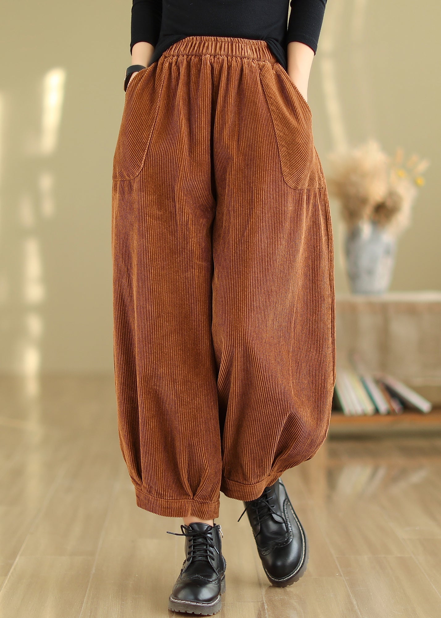 A Vintage Style Pants with Delicate Timeless Details