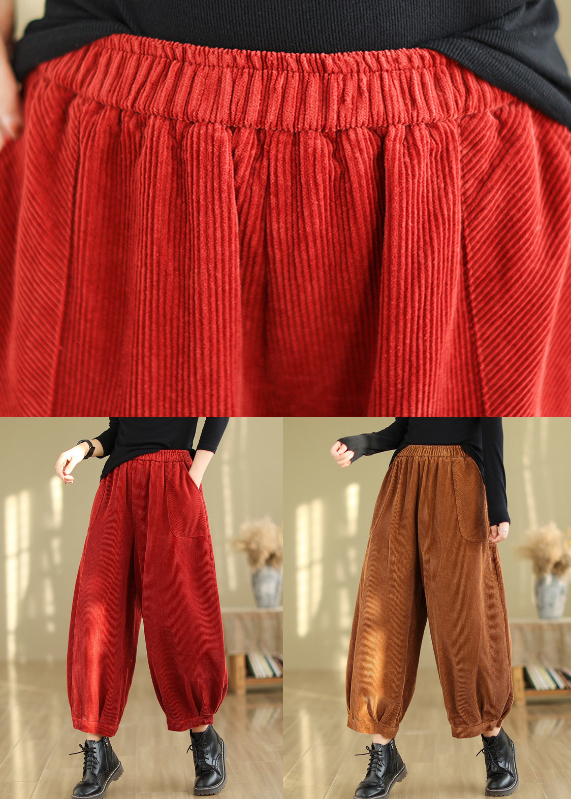 A Vintage Style Pants with Delicate Timeless Details