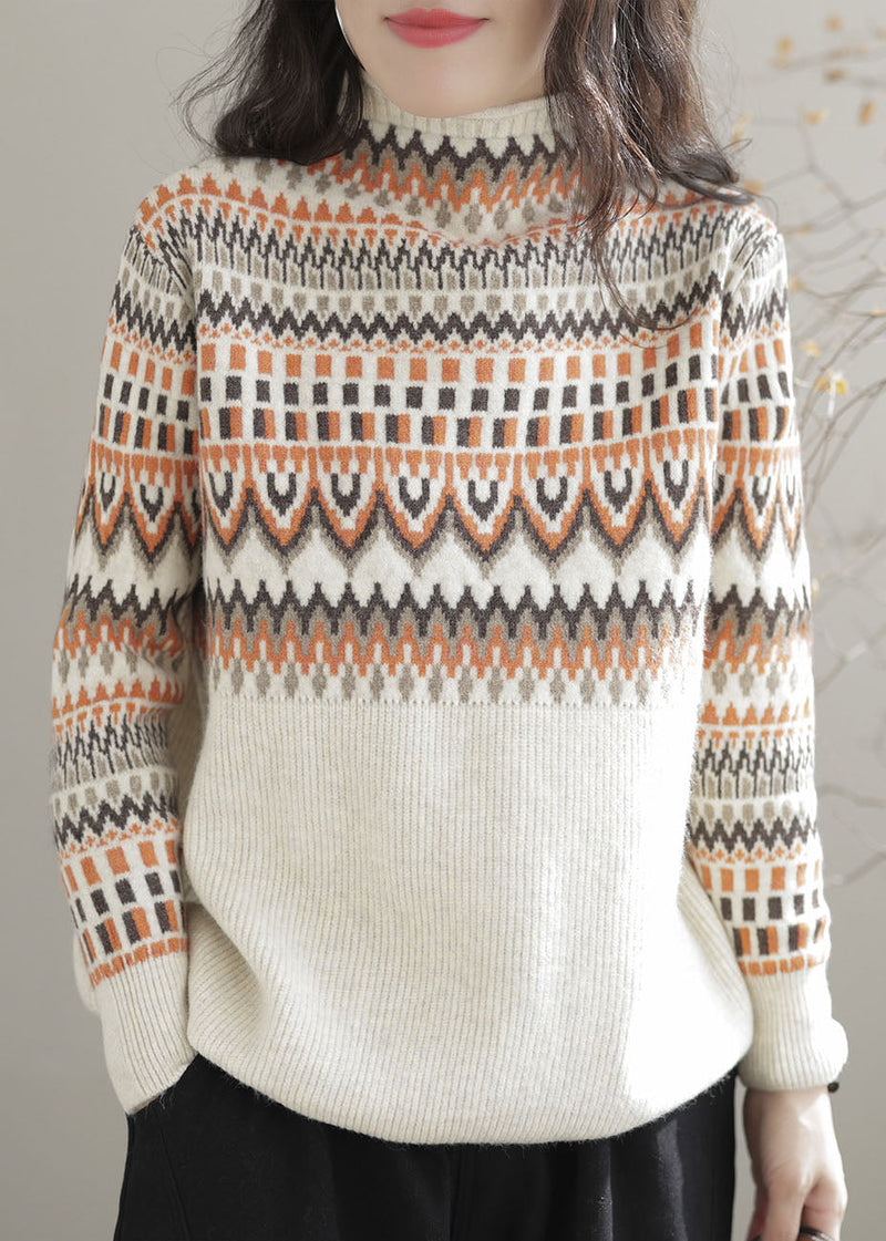 A Vintage Style Sweater with Delicate Timeless Details
