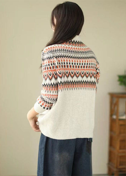 A Vintage Style Sweater with Delicate Timeless Details