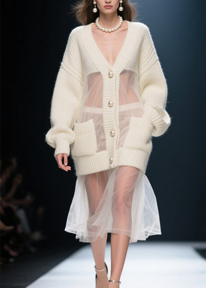 Classic Vintage Cardigan with a Flattering Fit
