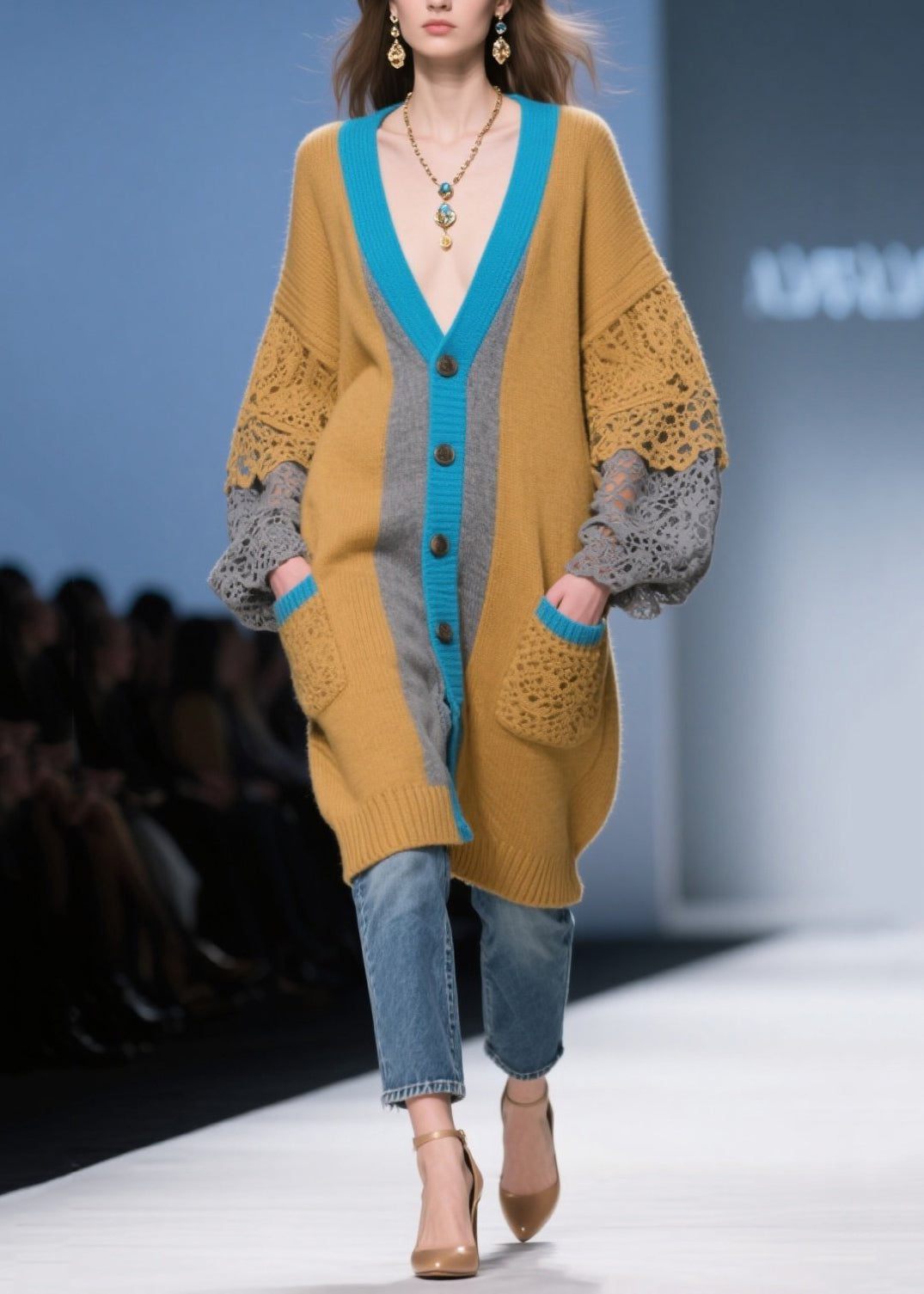 Classic Vintage Cardigan with a Flattering Fit