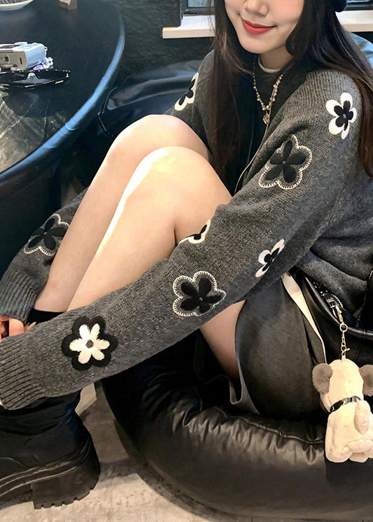 A Vintage Style Sweater with Delicate Timeless Details