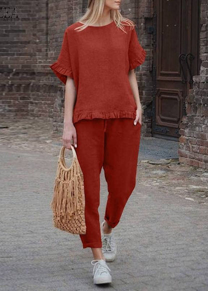 A Vintage Style Pants with Delicate Timeless Details