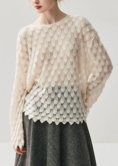 A Vintage Style Sweater with Delicate Timeless Details