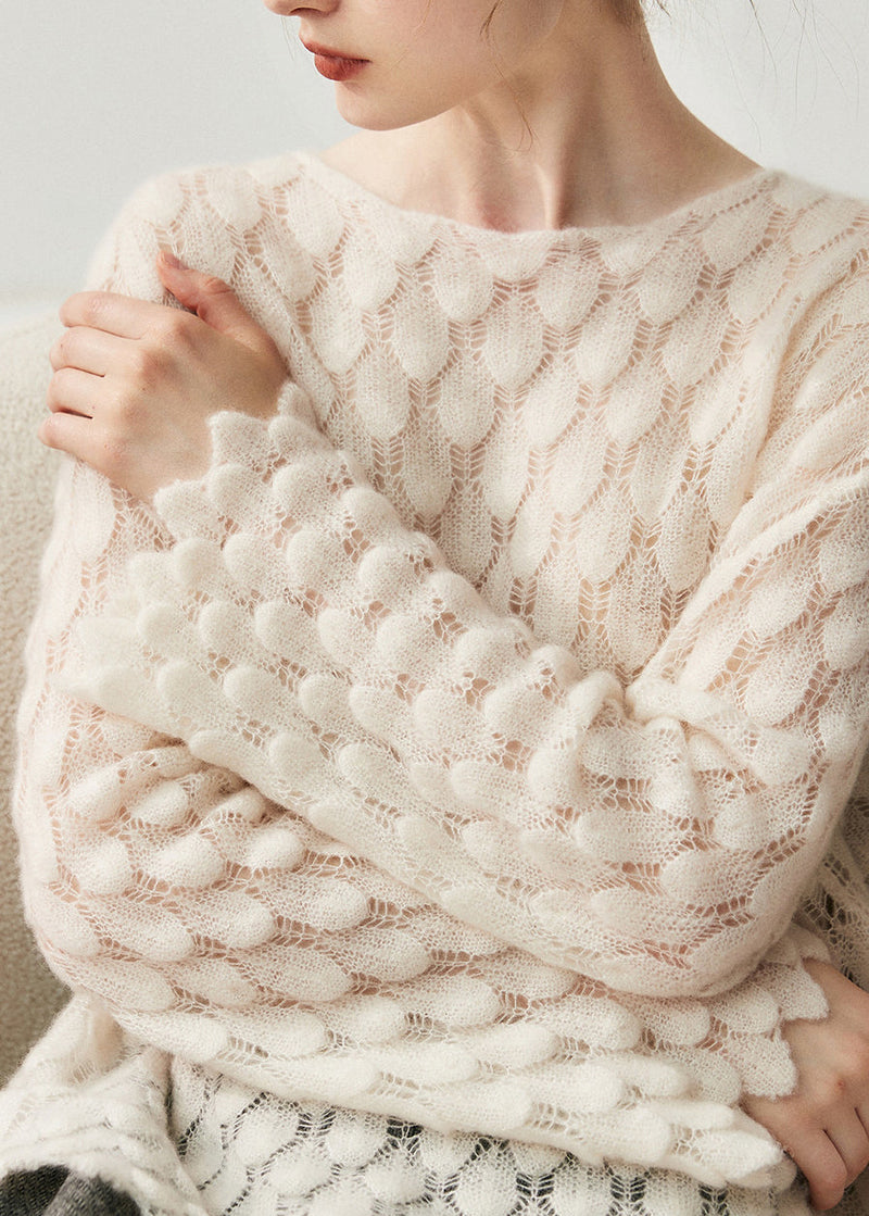 A Vintage Style Sweater with Delicate Timeless Details