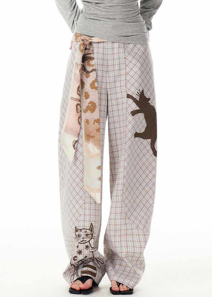 A Vintage Style Pants with Delicate Timeless Details