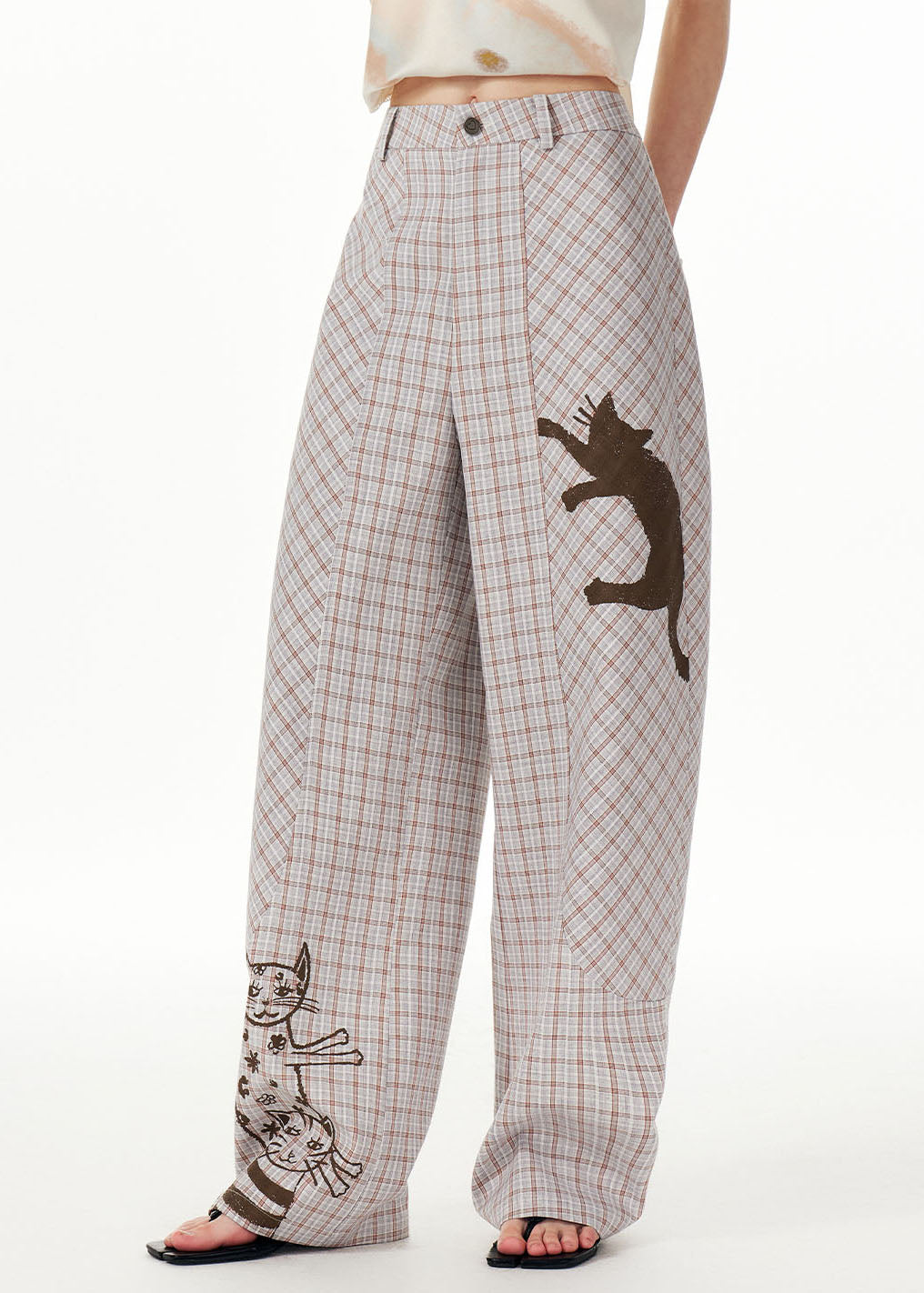 A Vintage Style Pants with Delicate Timeless Details