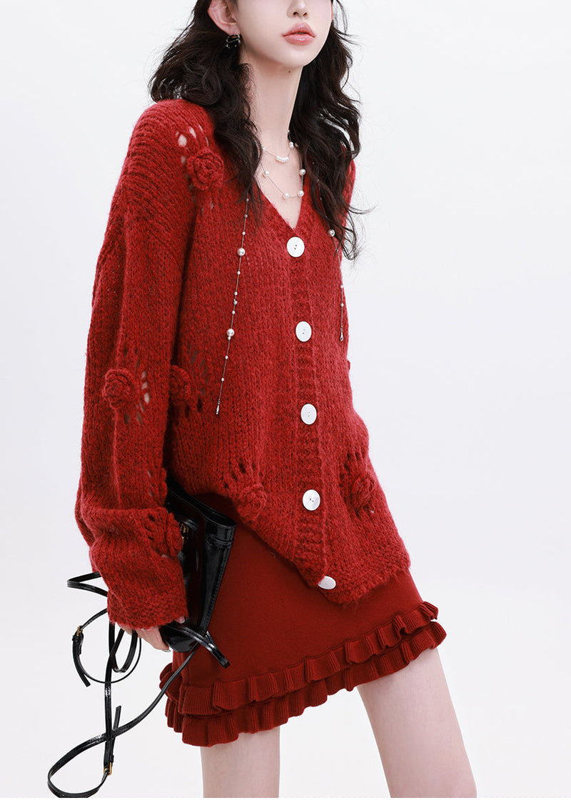 Well Tailored Cardigan with a Graceful Silhouette