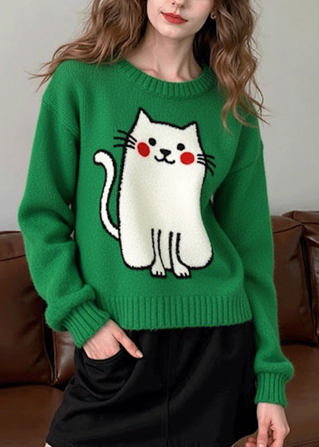 Classic Vintage Sweater with a Flattering Fit