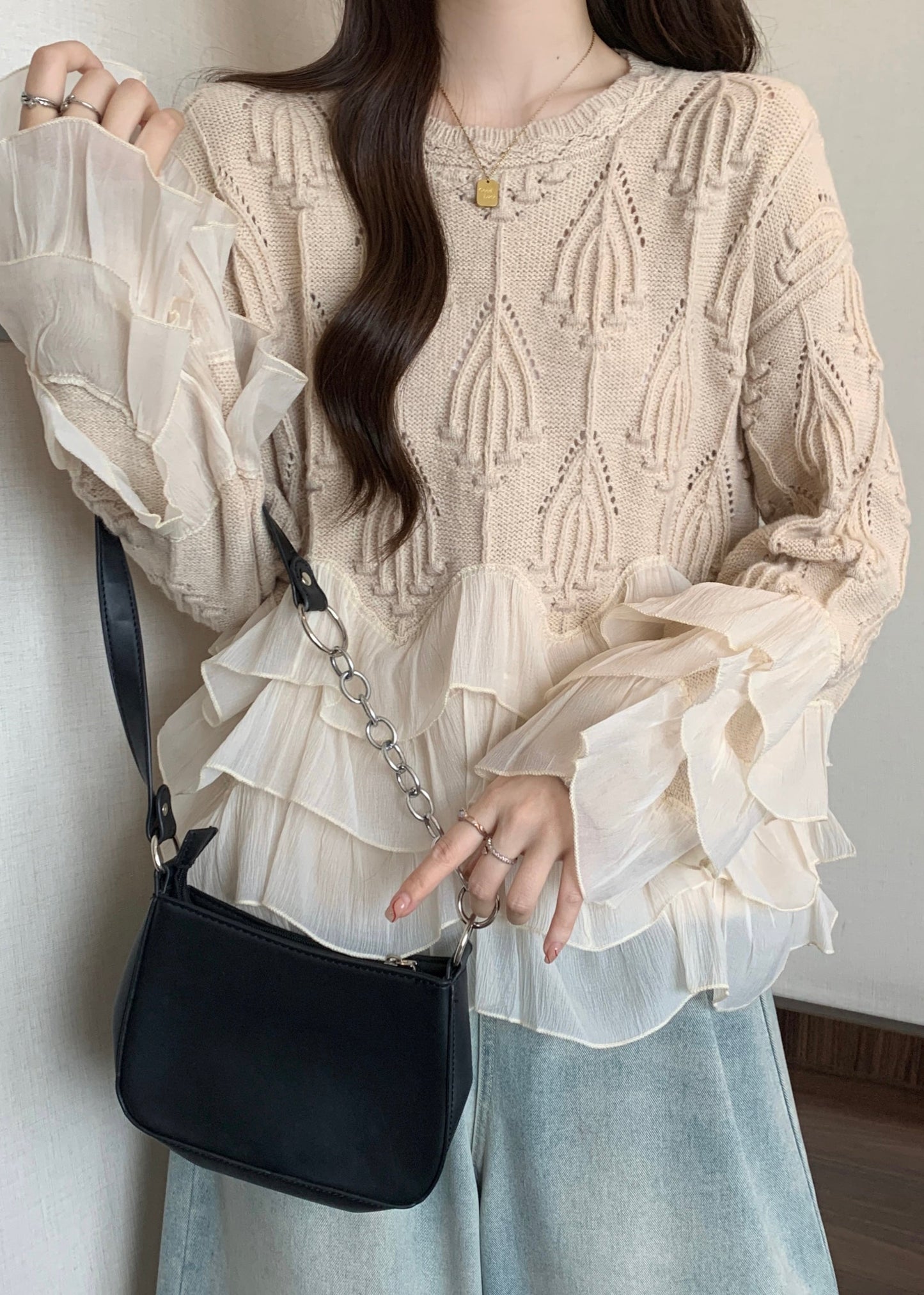 Vintage Inspired Sweater with a Contemporary Edge