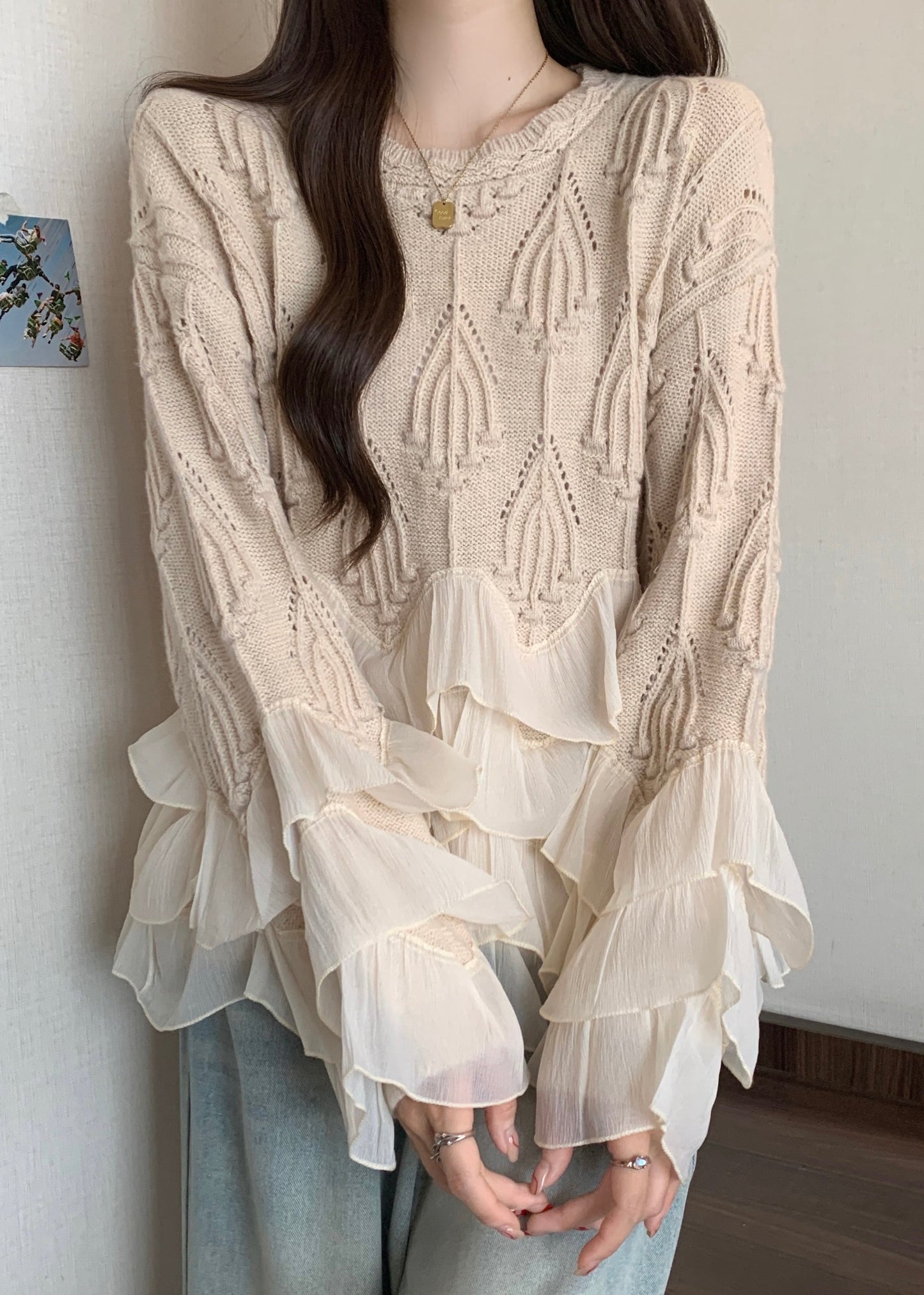 Vintage Inspired Sweater with a Contemporary Edge
