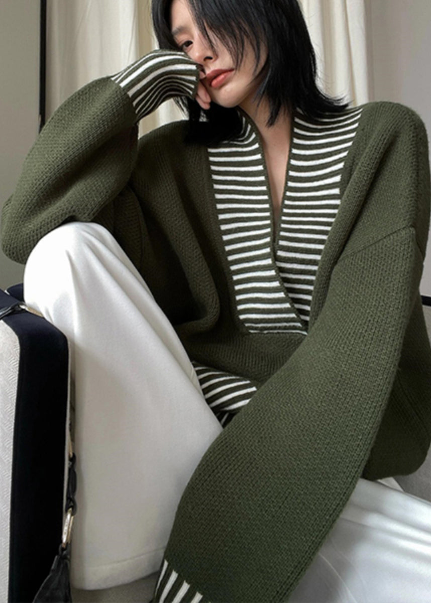 A Vintage Style Sweater with Delicate Timeless Details