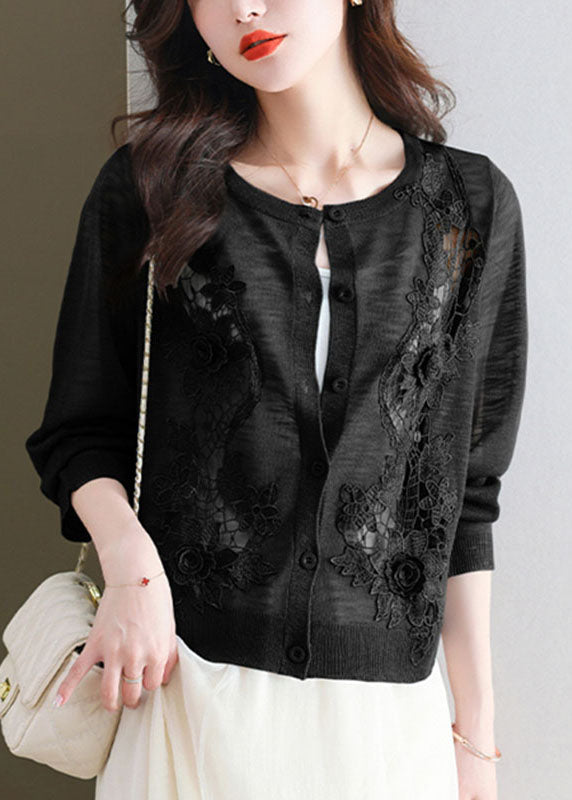 A Vintage Style Cardigan with Delicate Timeless Details