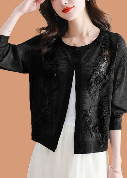 A Vintage Style Cardigan with Delicate Timeless Details