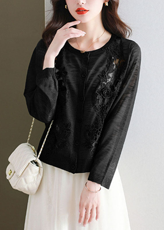 A Vintage Style Cardigan with Delicate Timeless Details