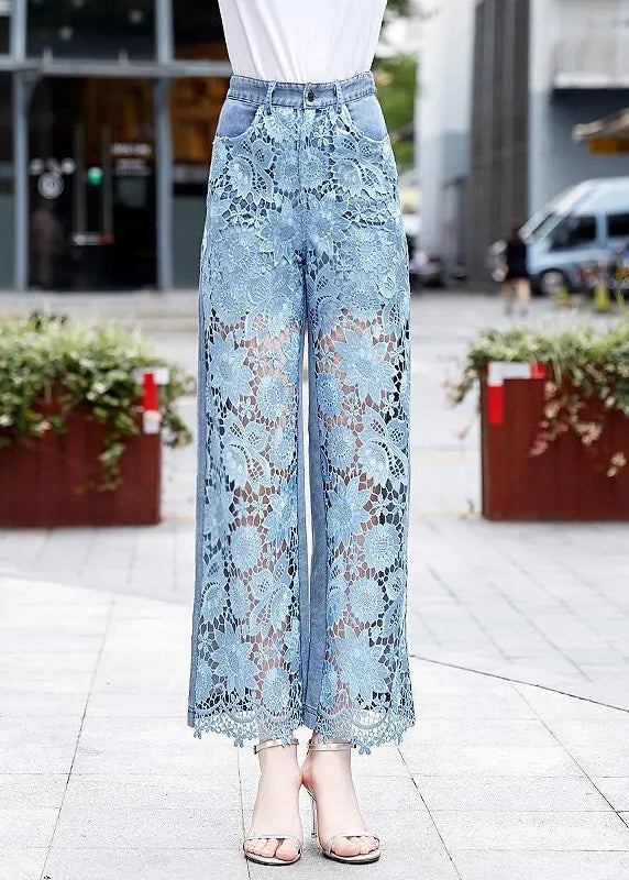 A Vintage Style Pants with Delicate Timeless Details