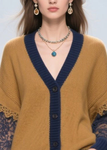 A Vintage Style Cardigan with Delicate Timeless Details