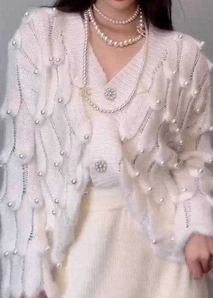 A Vintage Style Cardigan with Delicate Timeless Details