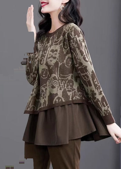 A Vintage Style Sweater with Delicate Timeless Details