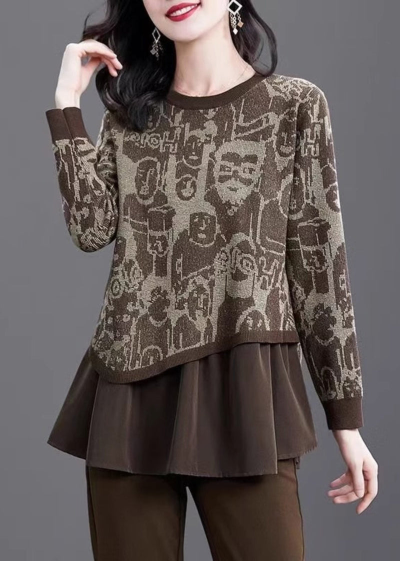 A Vintage Style Sweater with Delicate Timeless Details