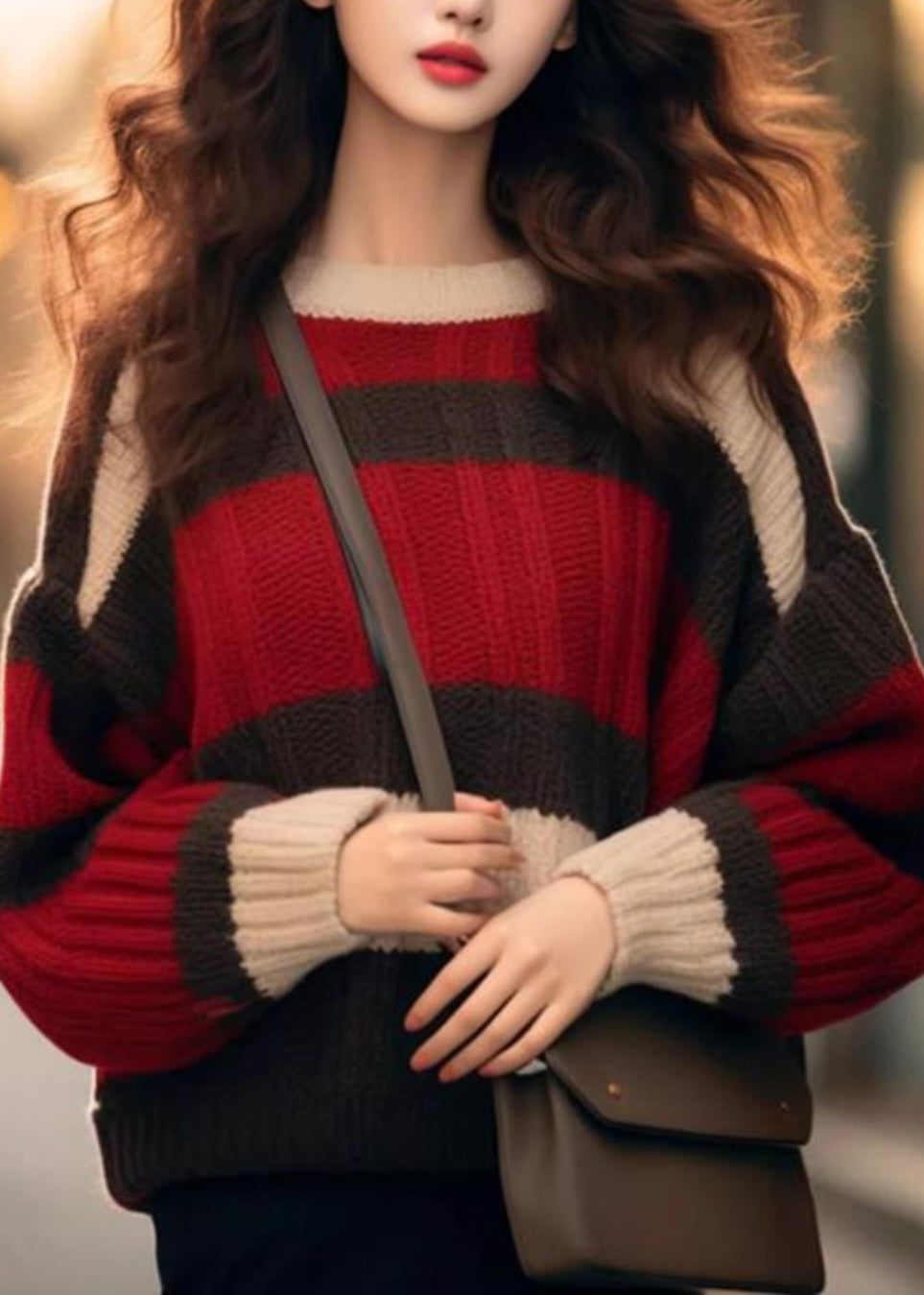 Classic Vintage Sweater with a Flattering Fit