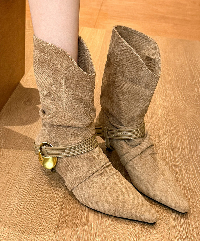 Chic Orthopedic Boots with Unique Design