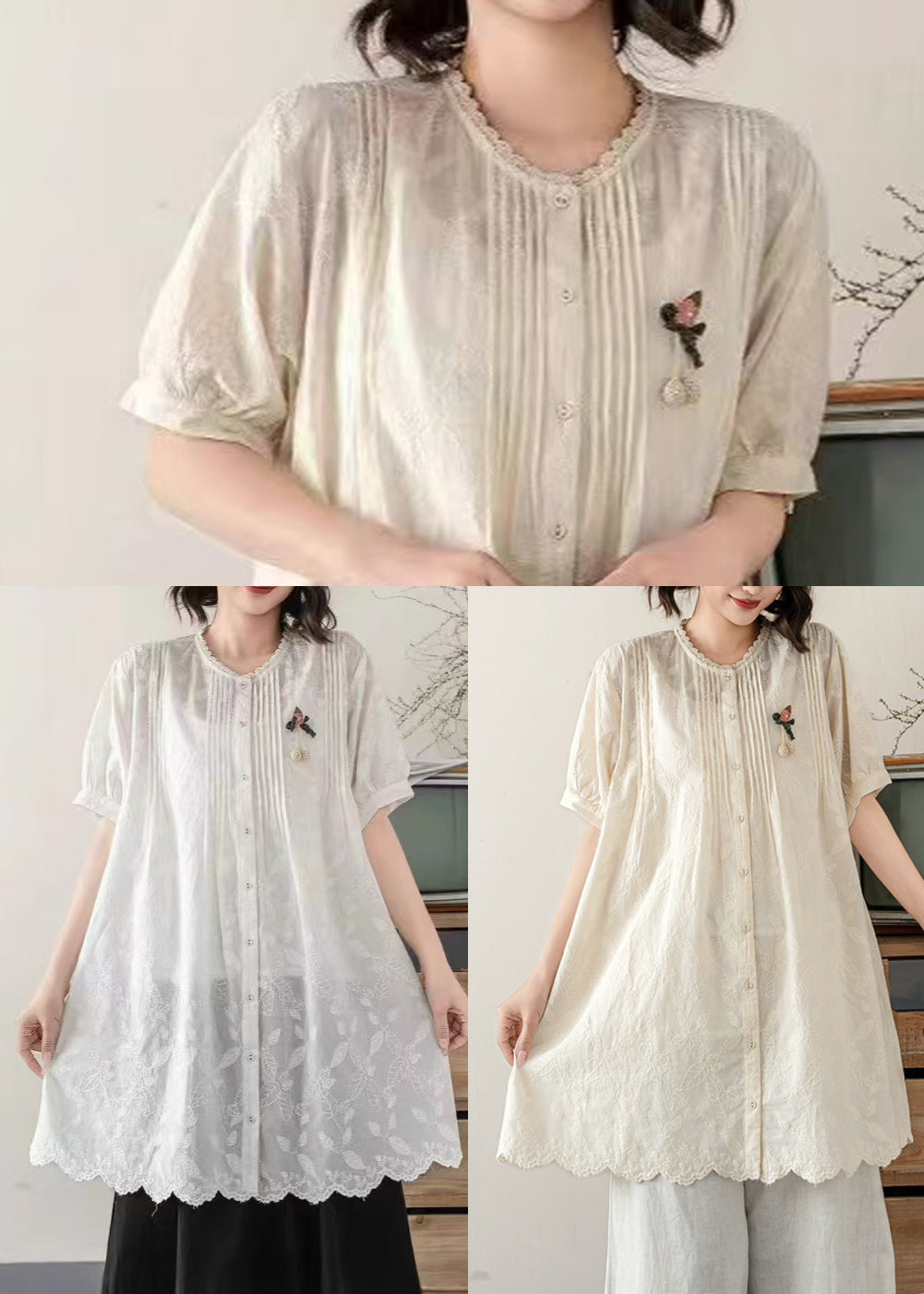 Gracefully Styled Blouse for Any Occasion