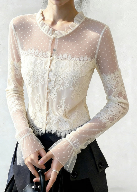 A Vintage Style Blouse with Delicate Timeless Details