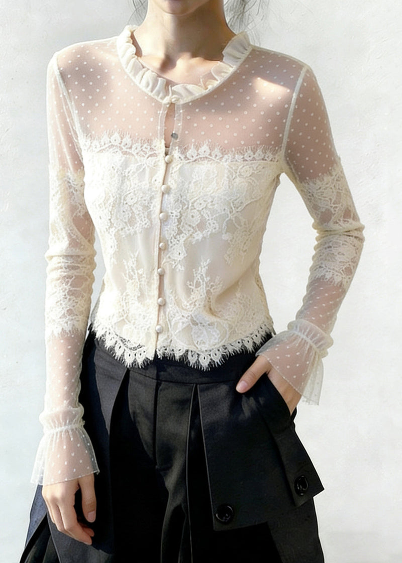 A Vintage Style Blouse with Delicate Timeless Details