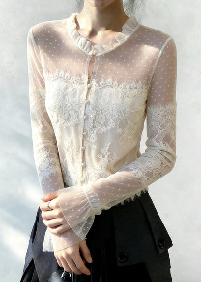 A Vintage Style Blouse with Delicate Timeless Details