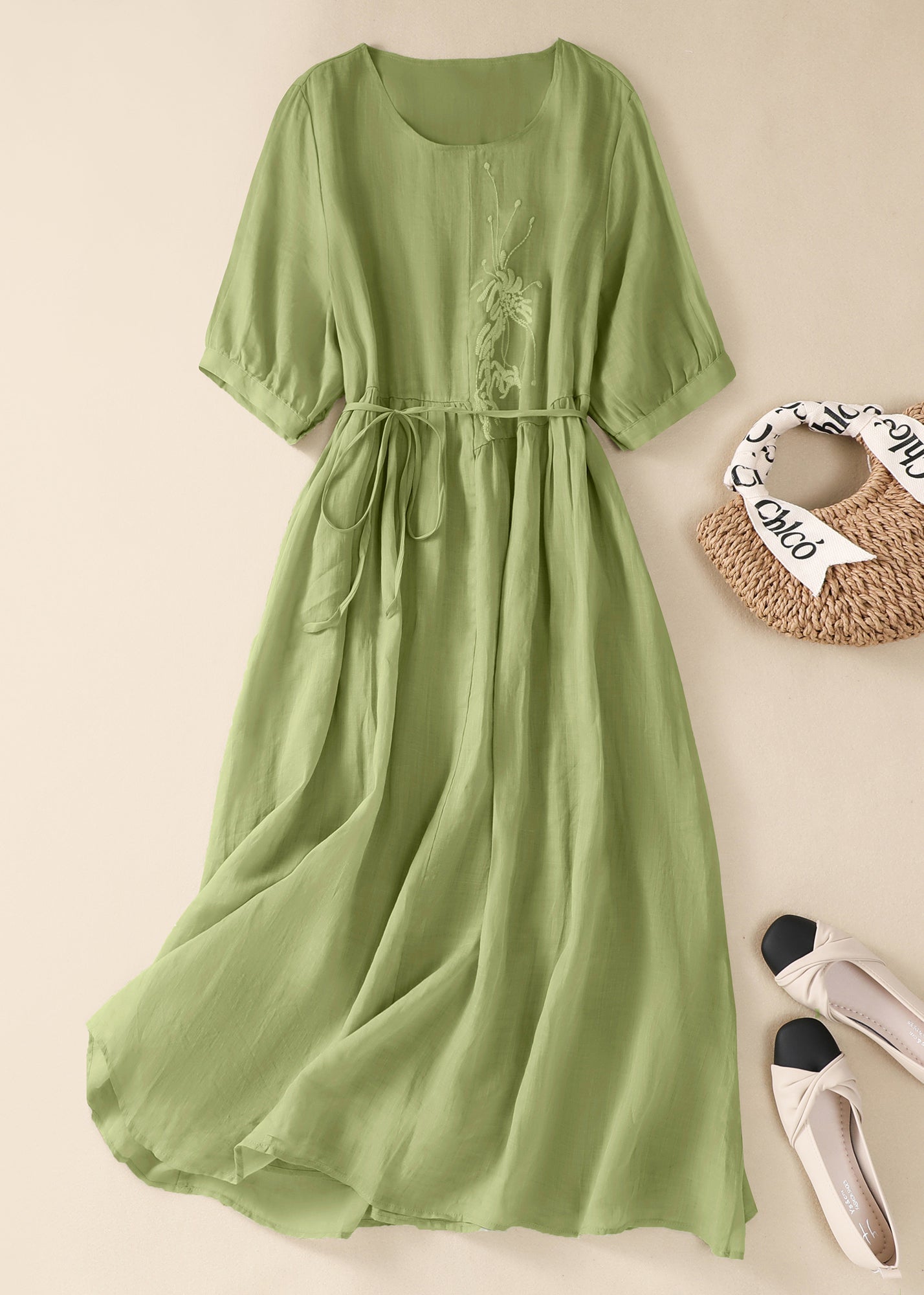 A Vintage Style Dress with Delicate Timeless Details
