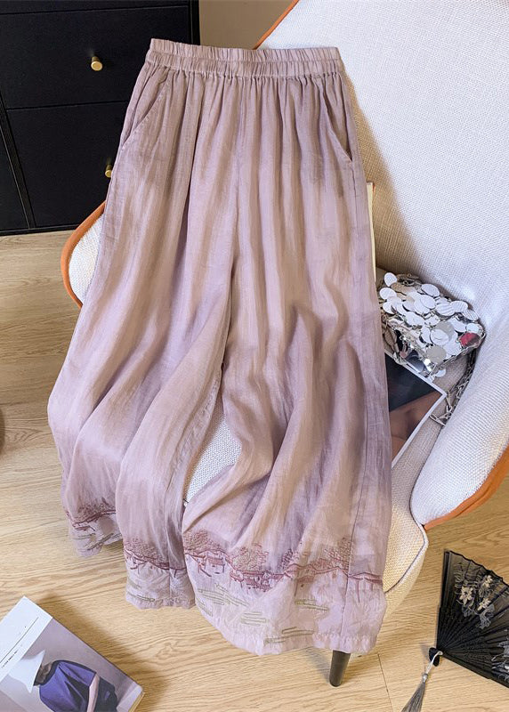 A Vintage Style Pants with Delicate Timeless Details