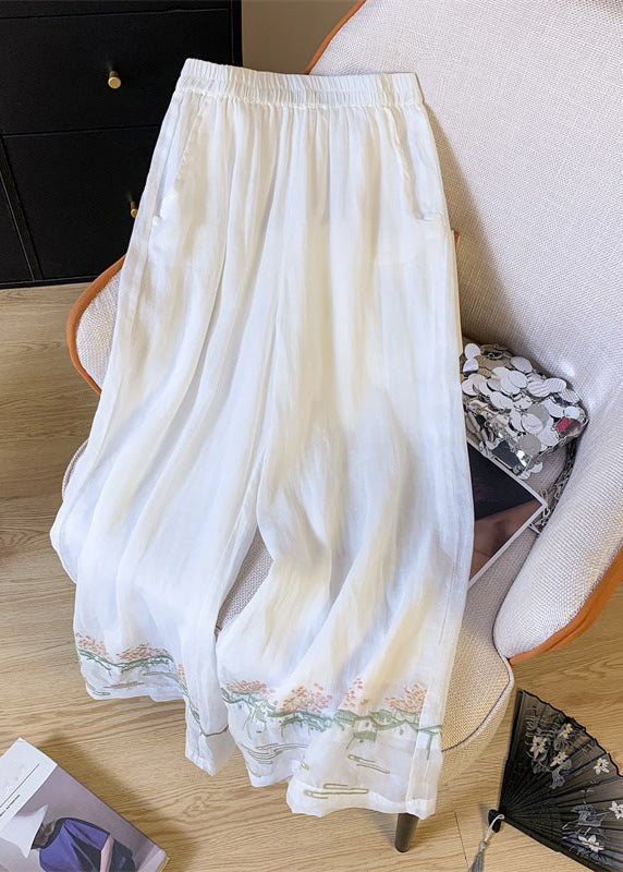 A Vintage Style Pants with Delicate Timeless Details