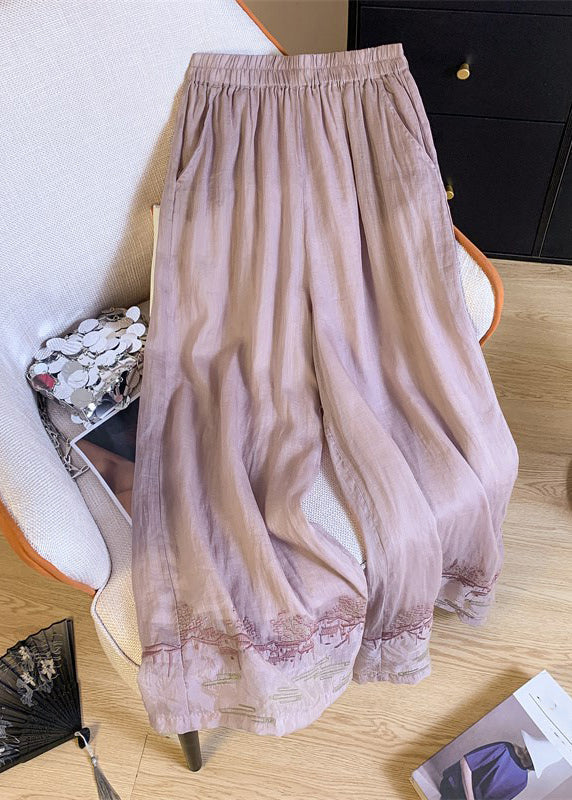 A Vintage Style Pants with Delicate Timeless Details